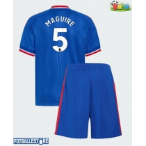 Manchester United Harry Maguire #5 Bortedraktsett Barn 2026-27 Kortermet (+ Korte bukser)